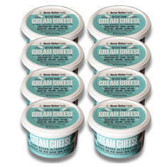 Dairy-Free Cream Cheese – 8-Pack of 8 oz Tubs, Vegan, Plant-Based, Allergen-Friendly