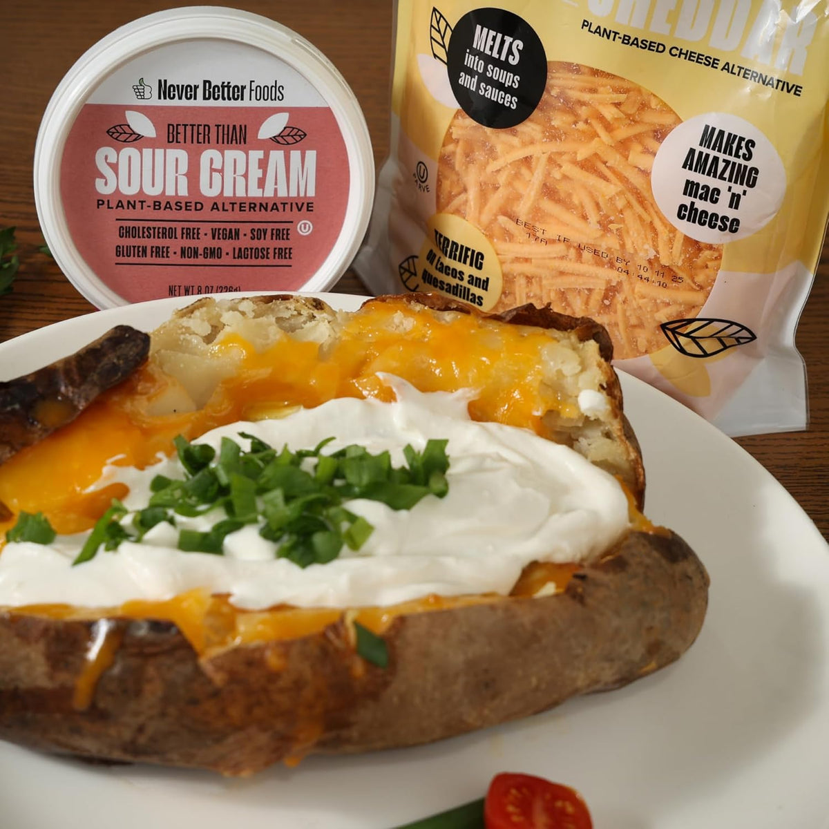 Dairy-Free Cheese Starter Pack – 4-Item Variety: Mozzarella, Cheddar, Sour Cream & Cream Cheese, Vegan & Plant-Based