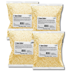 Dairy-Free Parmesan Shreds – 4 x 2.5 lb Bags, Vegan, Plant-Based, Allergen-Friendly