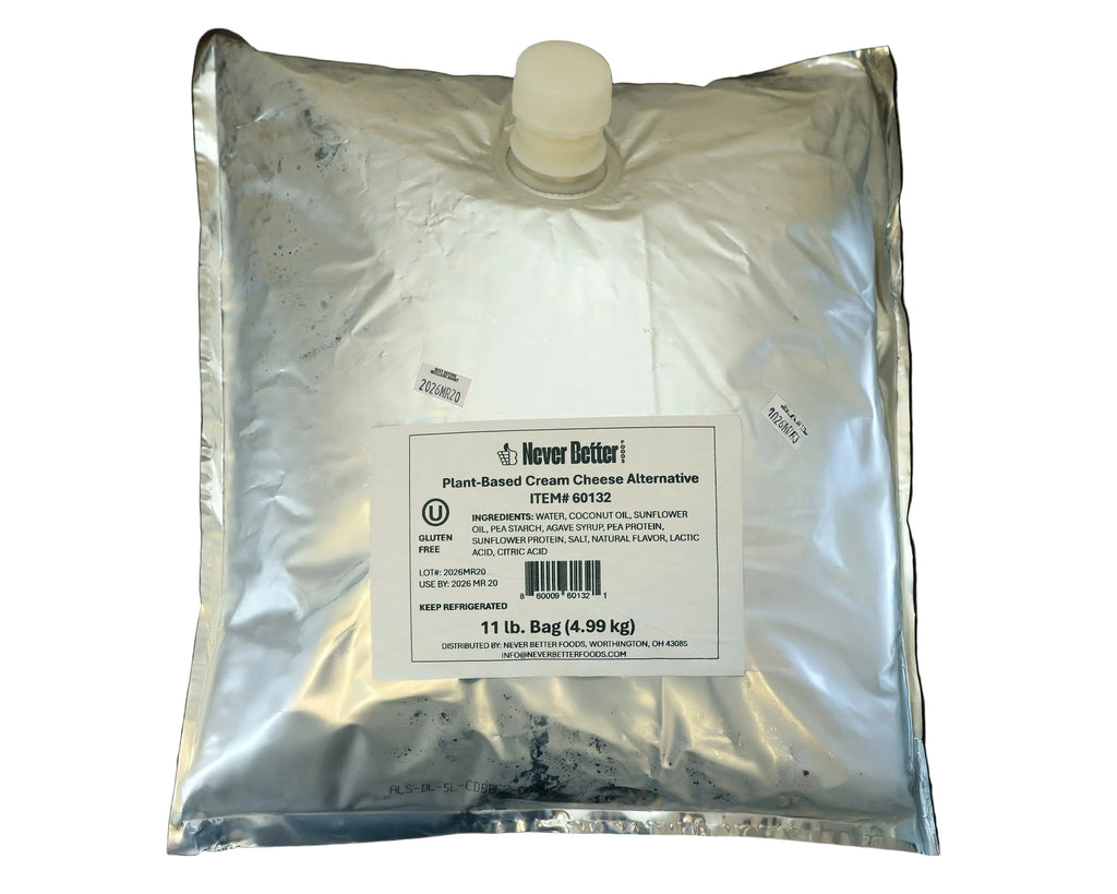 Vegan Cream Cheese – 11 lb Bulk Bag, Dairy-Free, Plant-Based, Allergen-Friendly